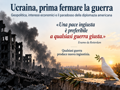 Ucraina, prima fermare la guerra