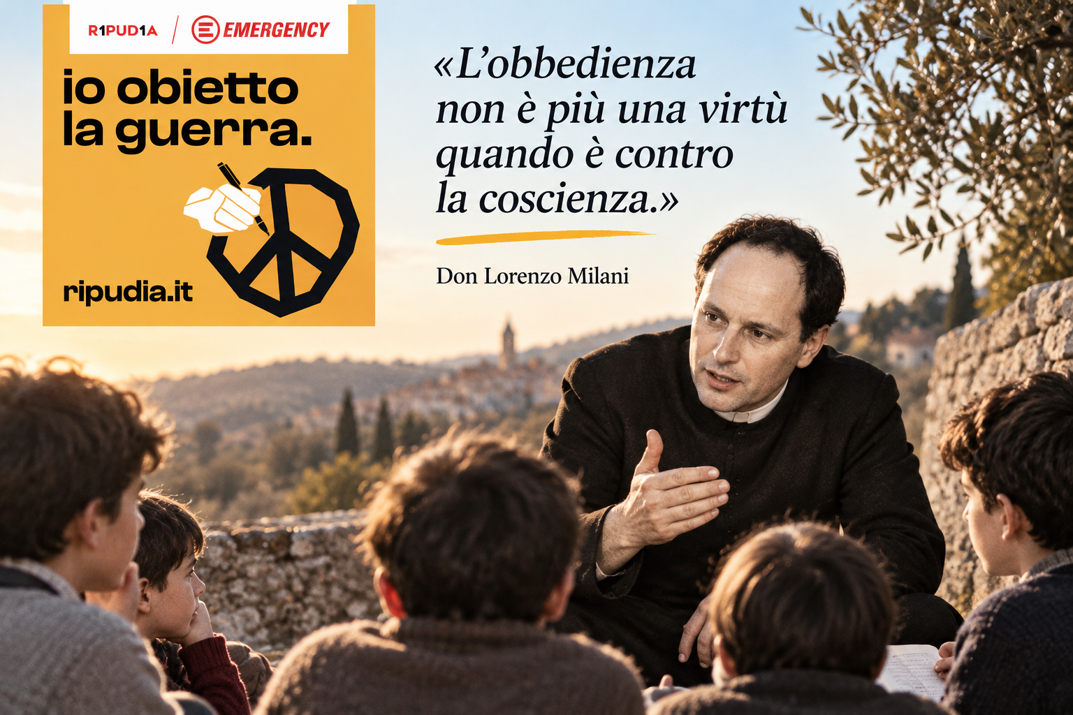Io obietto la guerra: la sfida di EMERGENCY per difendere la libertà di coscienza