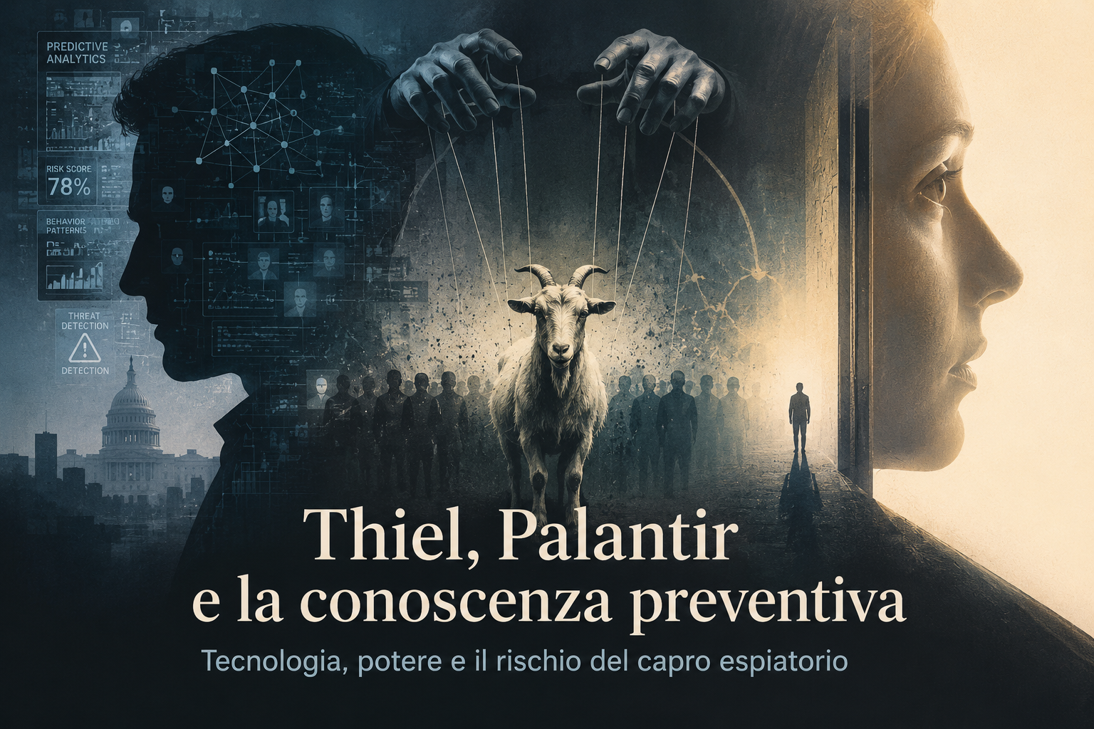 Thiel, Palantir e la conoscenza preventiva